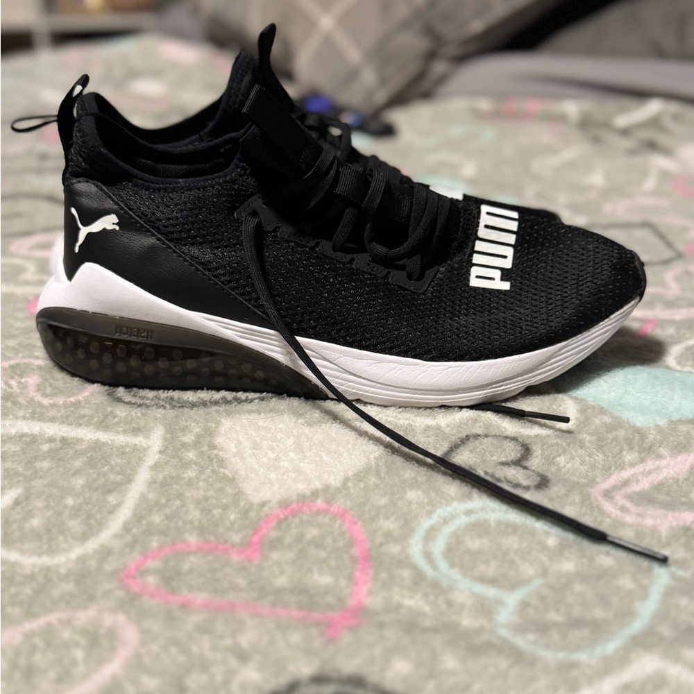PUMA Black and White Sport Sneakers